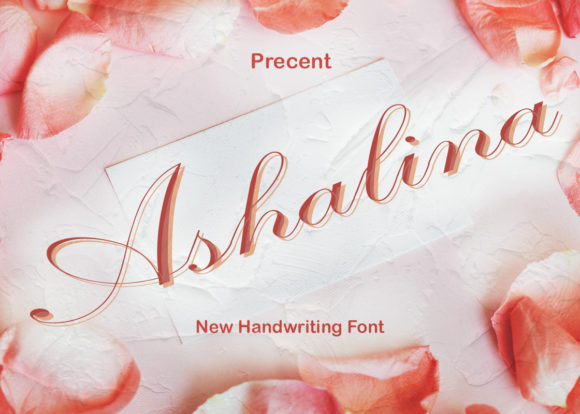 Ashalina: Elegant Script for Craft Projects
