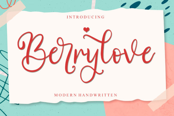 Berrylove Script Font