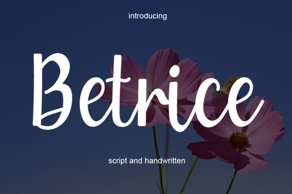 Betrice: A Luxurious Script Font