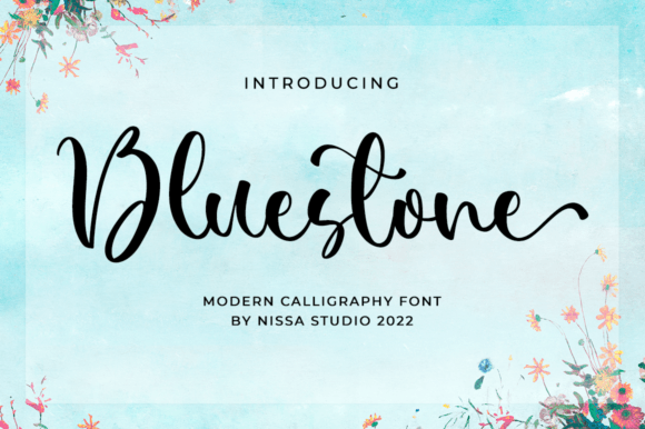 Bluestone: A Script Font for Elegant Web Design