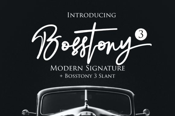 Bosstony 3 Font for Editorial Design