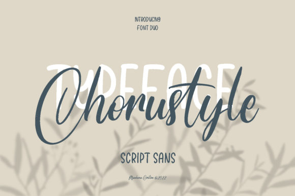 Chorustyle Duo: A Friendly Font for Web Projects