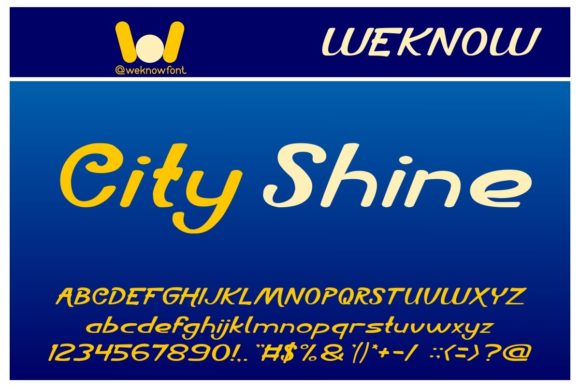 City Shine: A Bold Font for Digital Campaigns