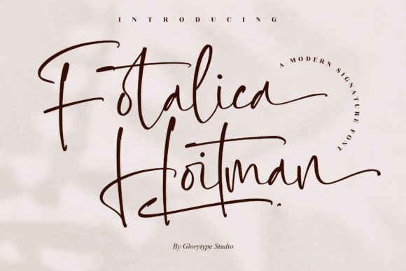 Fotalica Hoitman: A Script Font for Elegant Design