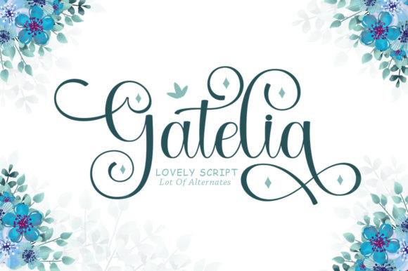 Gatelia: A Script Font for Elegant Design