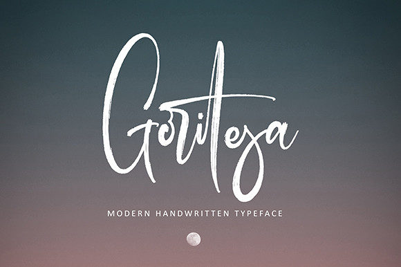 Goritesa: A Graceful Script Font