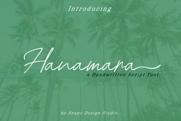 Hanamara: A Delicate Script Font