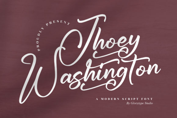 Jhoey Washington: A Script Font for Creative Campaigns