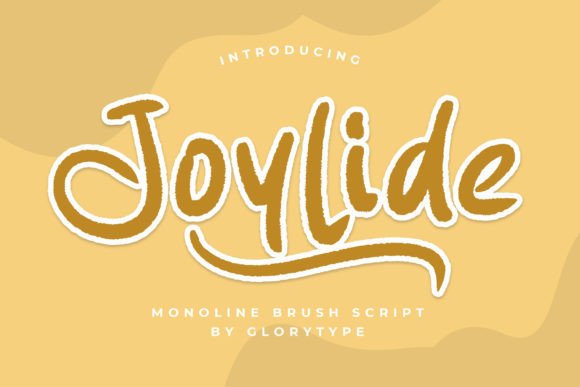 Joylide: A Script Font for Editorial Design