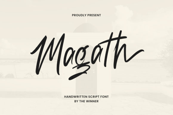 Magath: A Script Font for Creative Makers