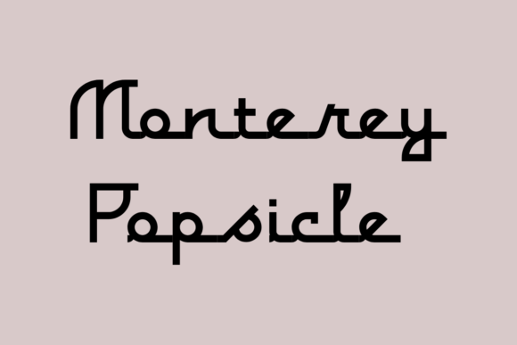 Monterey Popsicle: A Bold Font for Creative Campaigns