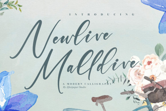 Newlive Malldive: A Script Font for Impact
