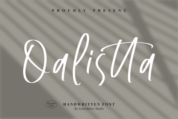 Qalistta: A Script Font for Editorial Design