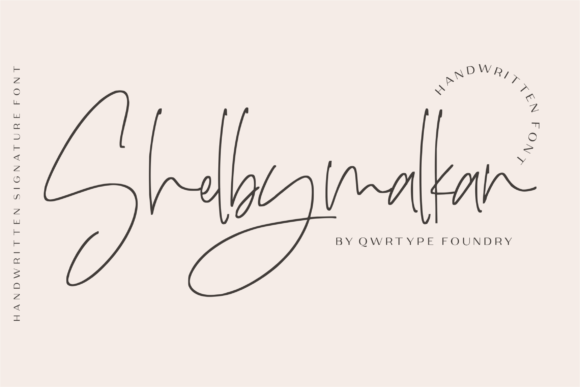 Shelbymalkan: A Stylish Script Font for Web Design
