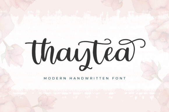 Thaytea: A Stylish Script Font