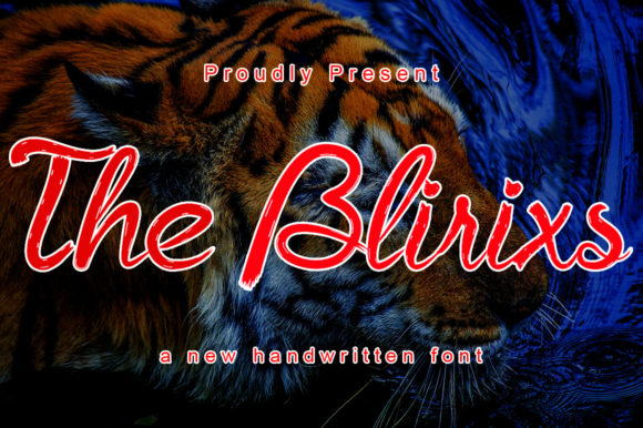 The Blirixs: A Stylish Script Font for Web Design
