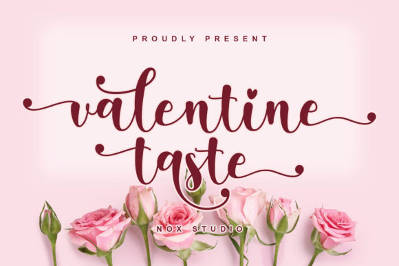 Valentine Taste Font for Web Design