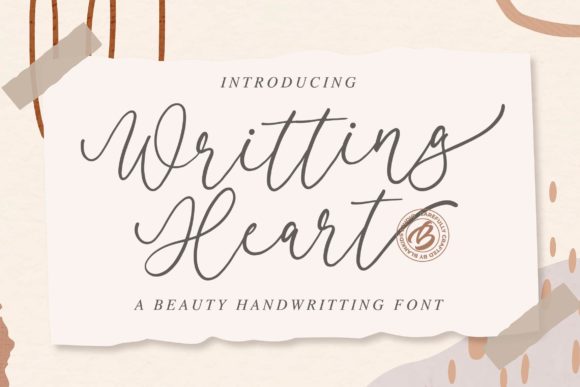Writting Heart: A Font That Speaks Volumes